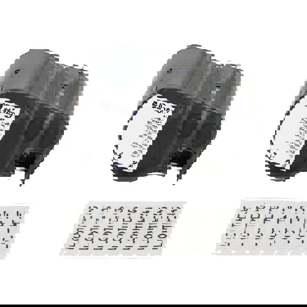 Labels, Ribbons & Tapes; Application: Label Printer Cartridge ; Type: Label Printer Cartridge ; Color Family: Gray ; Color: Black on Light Gray ; Number Of Labels Per Roll: 360 ; For Use With: BMP51; BMP53; M511